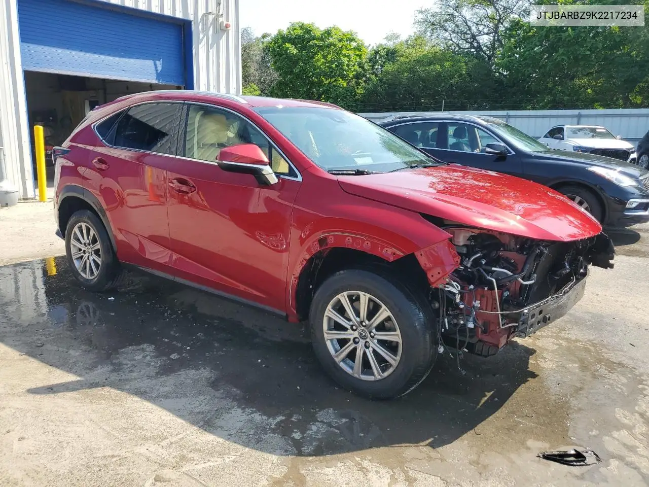 2019 Lexus Nx 300 Base VIN: JTJBARBZ9K2217234 Lot: 61817155