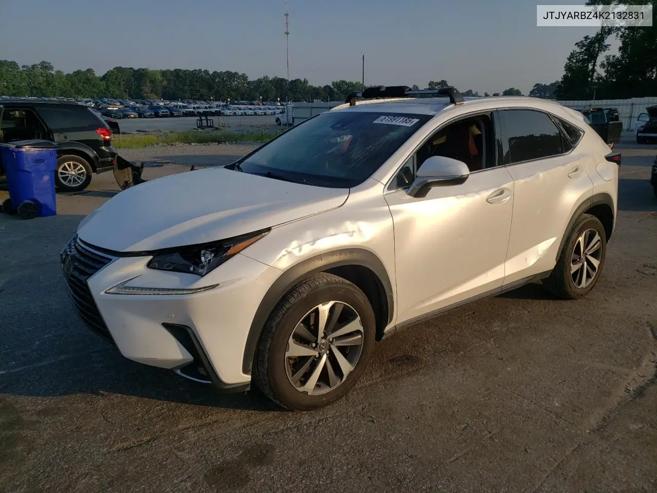 2019 Lexus Nx 300 Base VIN: JTJYARBZ4K2132831 Lot: 61991185
