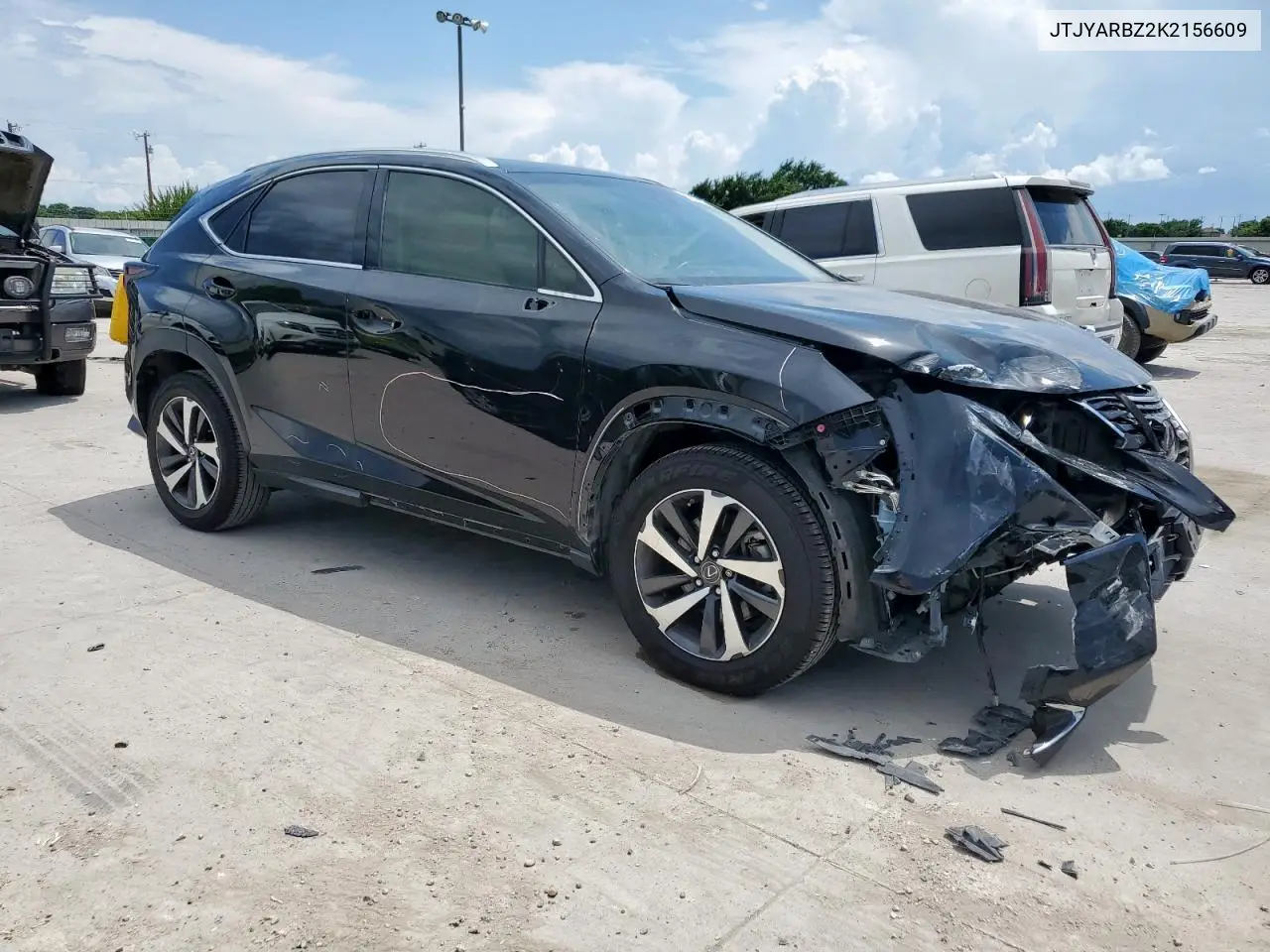 2019 Lexus Nx 300 Base VIN: JTJYARBZ2K2156609 Lot: 62076745