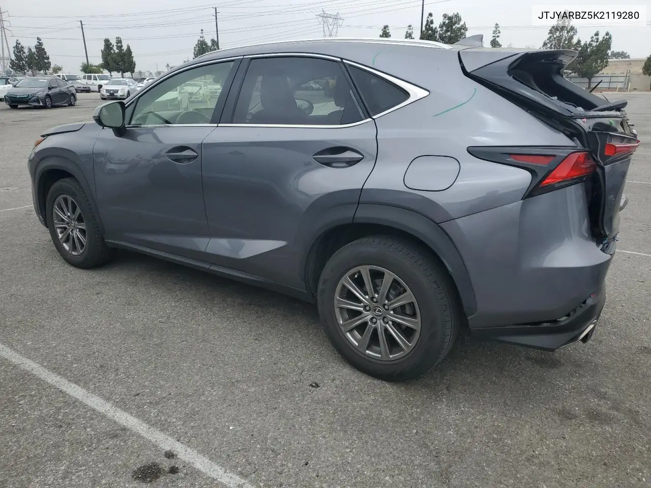 2019 Lexus Nx 300 Base VIN: JTJYARBZ5K2119280 Lot: 62200205