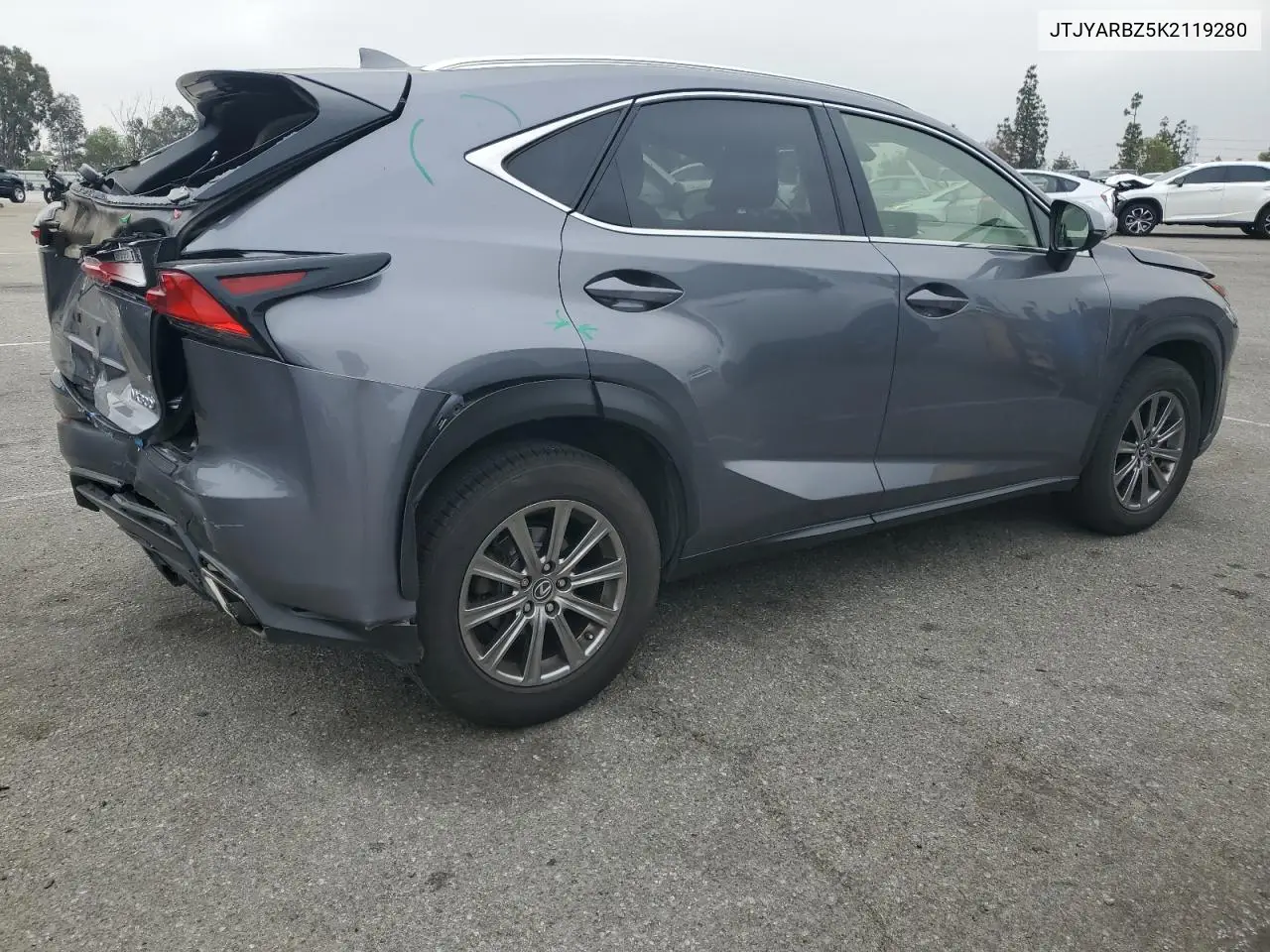 2019 Lexus Nx 300 Base VIN: JTJYARBZ5K2119280 Lot: 62200205