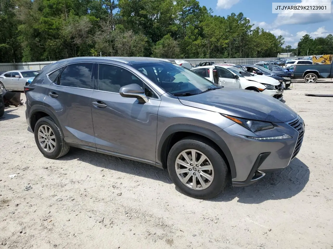 2019 Lexus Nx 300 Base VIN: JTJYARBZ9K2123901 Lot: 62200235