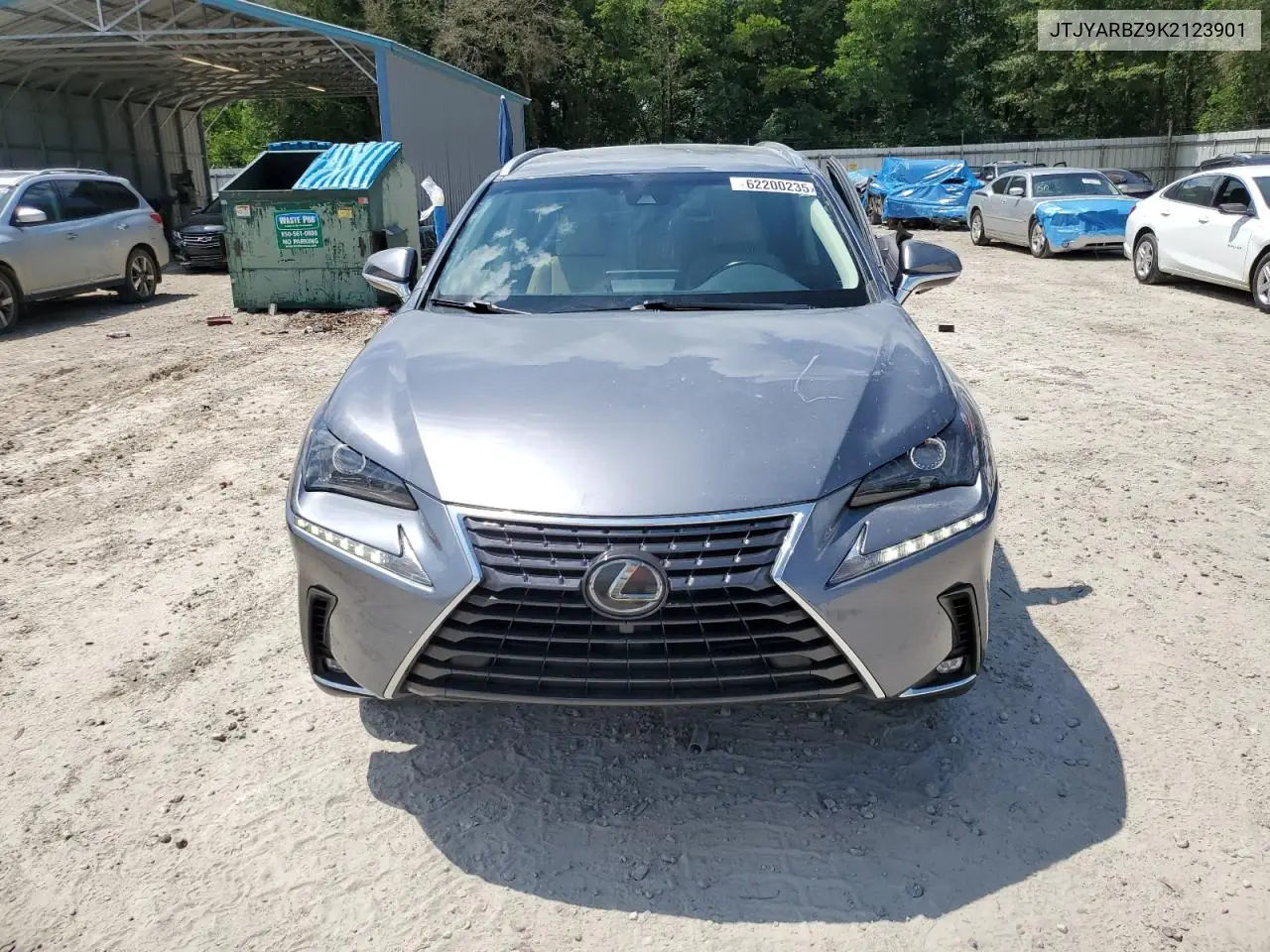 2019 Lexus Nx 300 Base VIN: JTJYARBZ9K2123901 Lot: 62200235