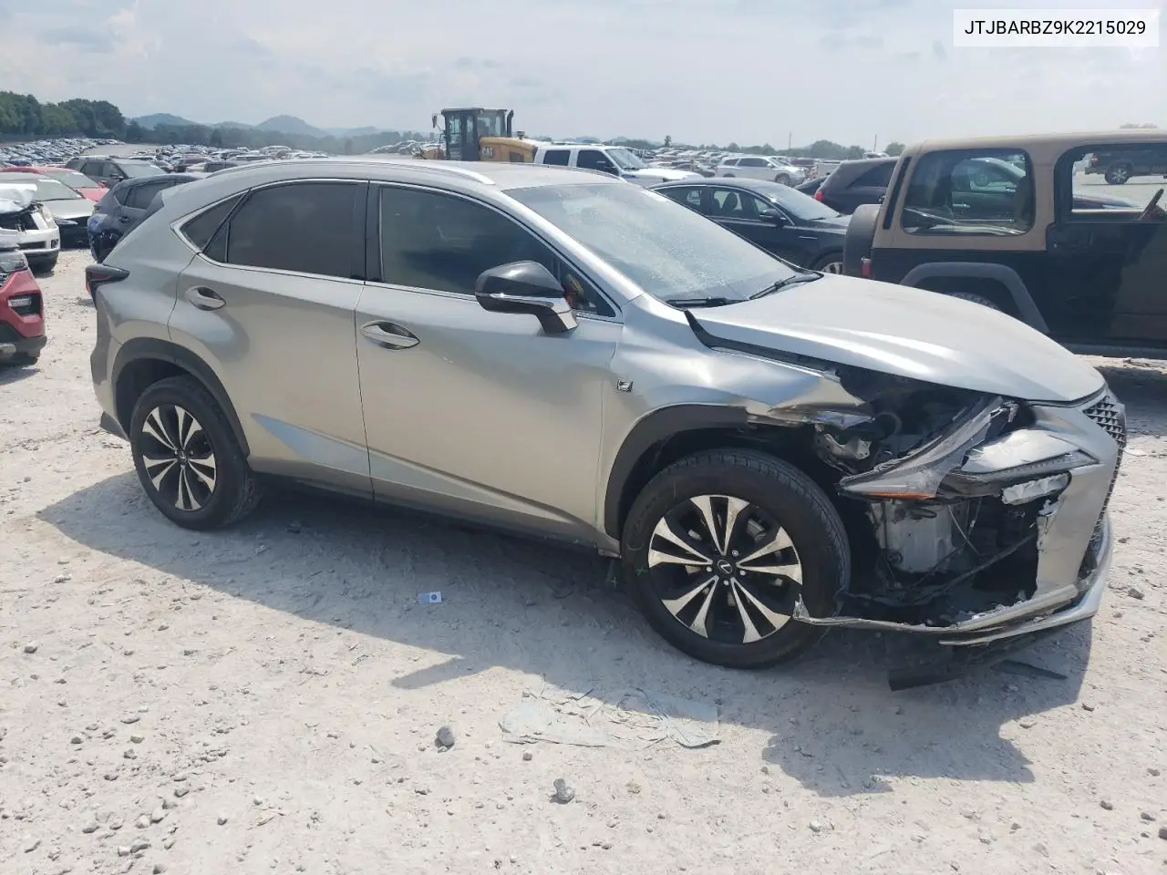 2019 Lexus Nx 300 Base VIN: JTJBARBZ9K2215029 Lot: 62372515