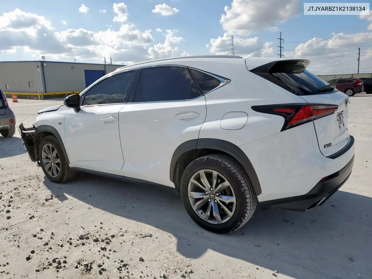 2019 Lexus Nx 300 Base VIN: JTJYARBZ1K2138134 Lot: 62685575
