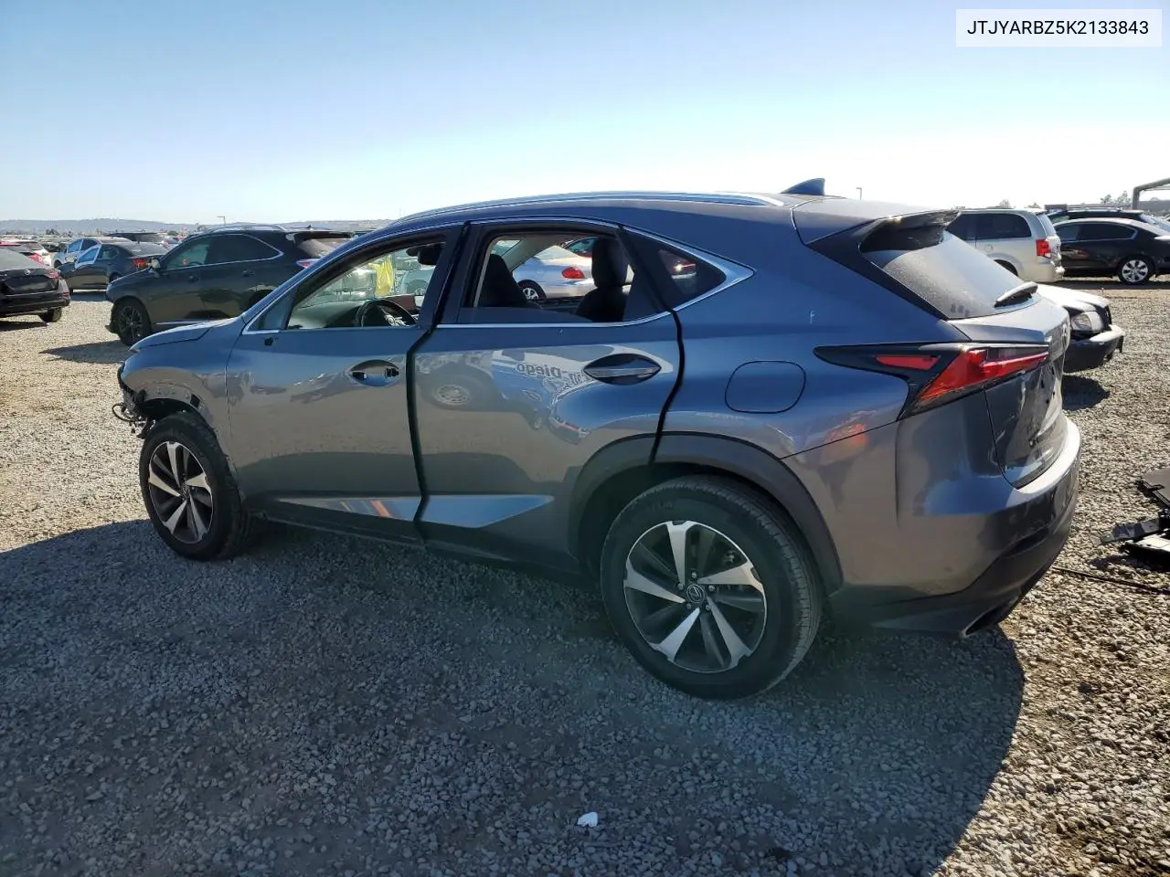2019 Lexus Nx 300 Base VIN: JTJYARBZ5K2133843 Lot: 62937285