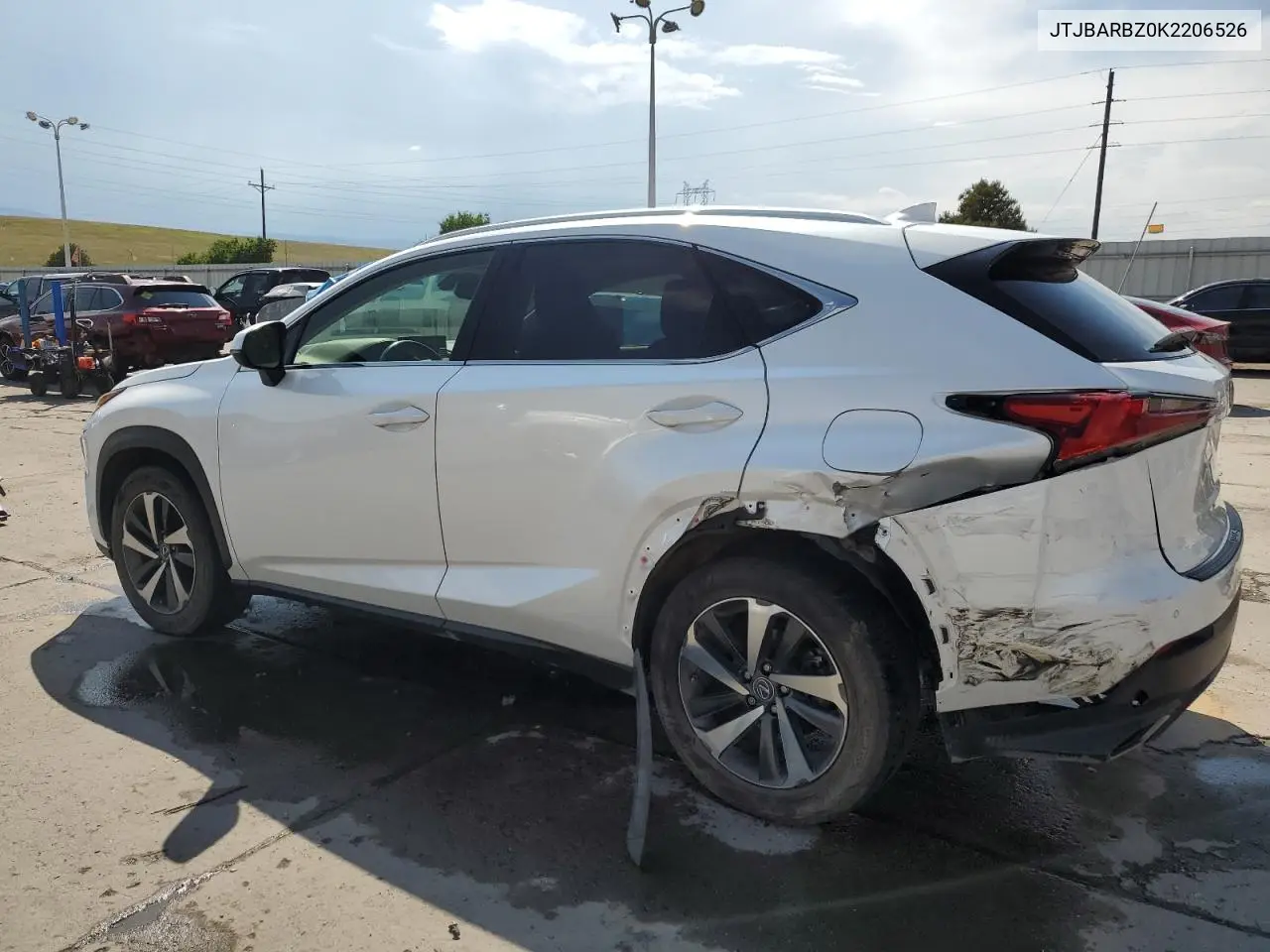 2019 Lexus Nx 300 Base VIN: JTJBARBZ0K2206526 Lot: 62949685
