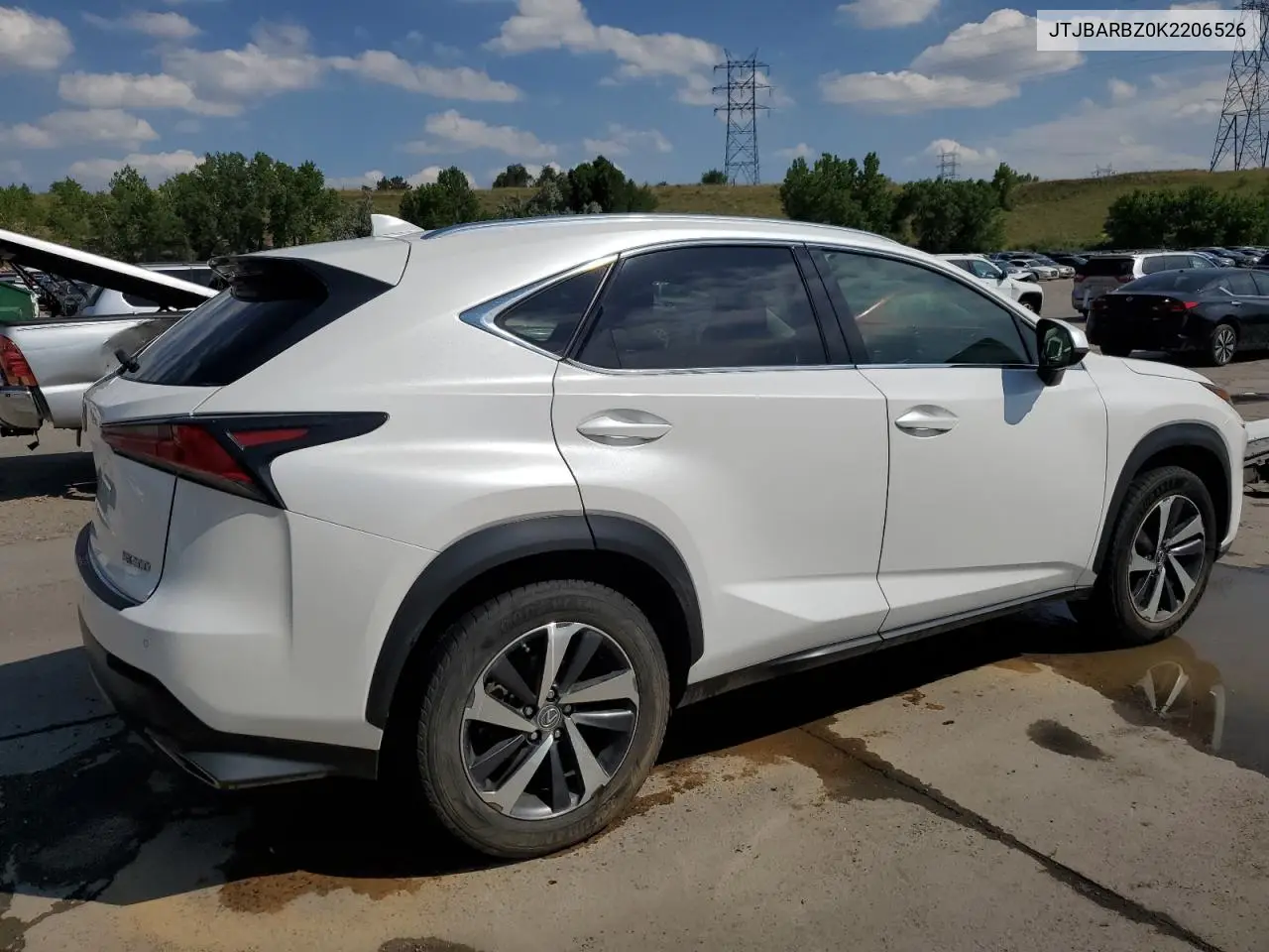 2019 Lexus Nx 300 Base VIN: JTJBARBZ0K2206526 Lot: 62949685