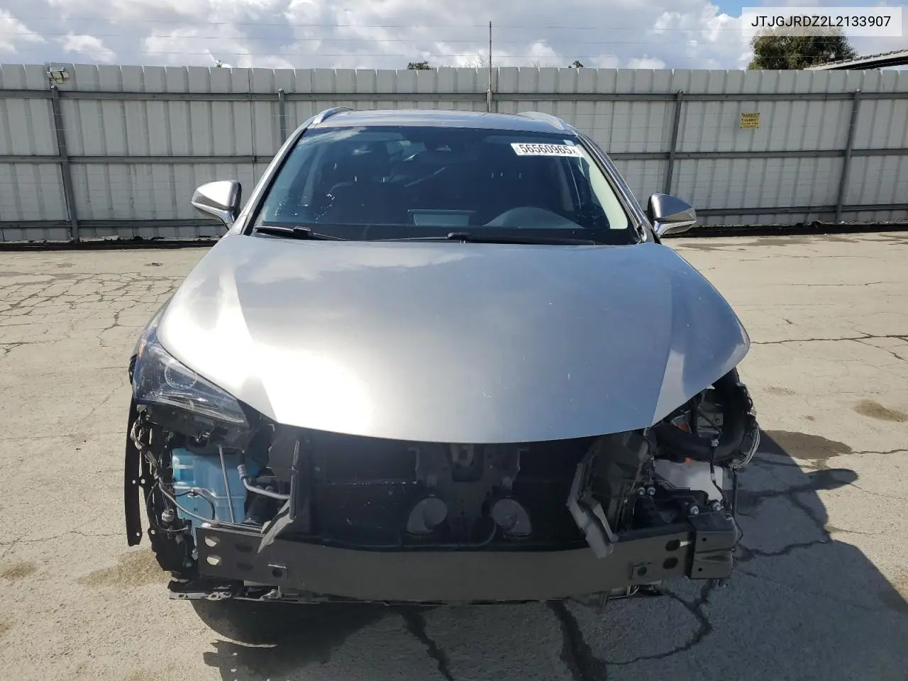 2020 Lexus Nx 300H VIN: JTJGJRDZ2L2133907 Lot: 56560965