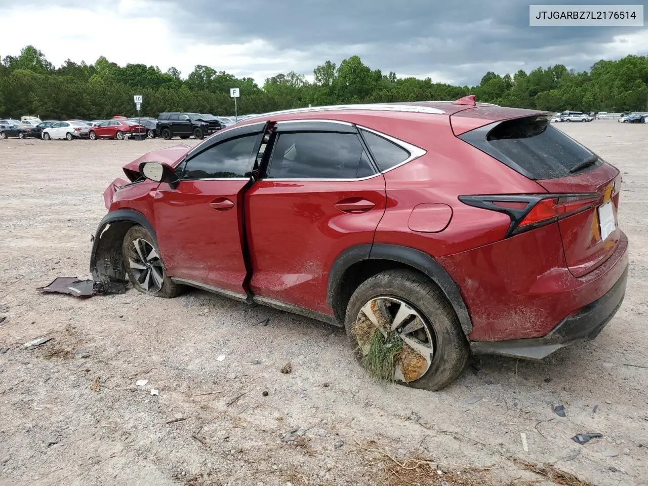 2020 Lexus Nx 300 VIN: JTJGARBZ7L2176514 Lot: 56626135