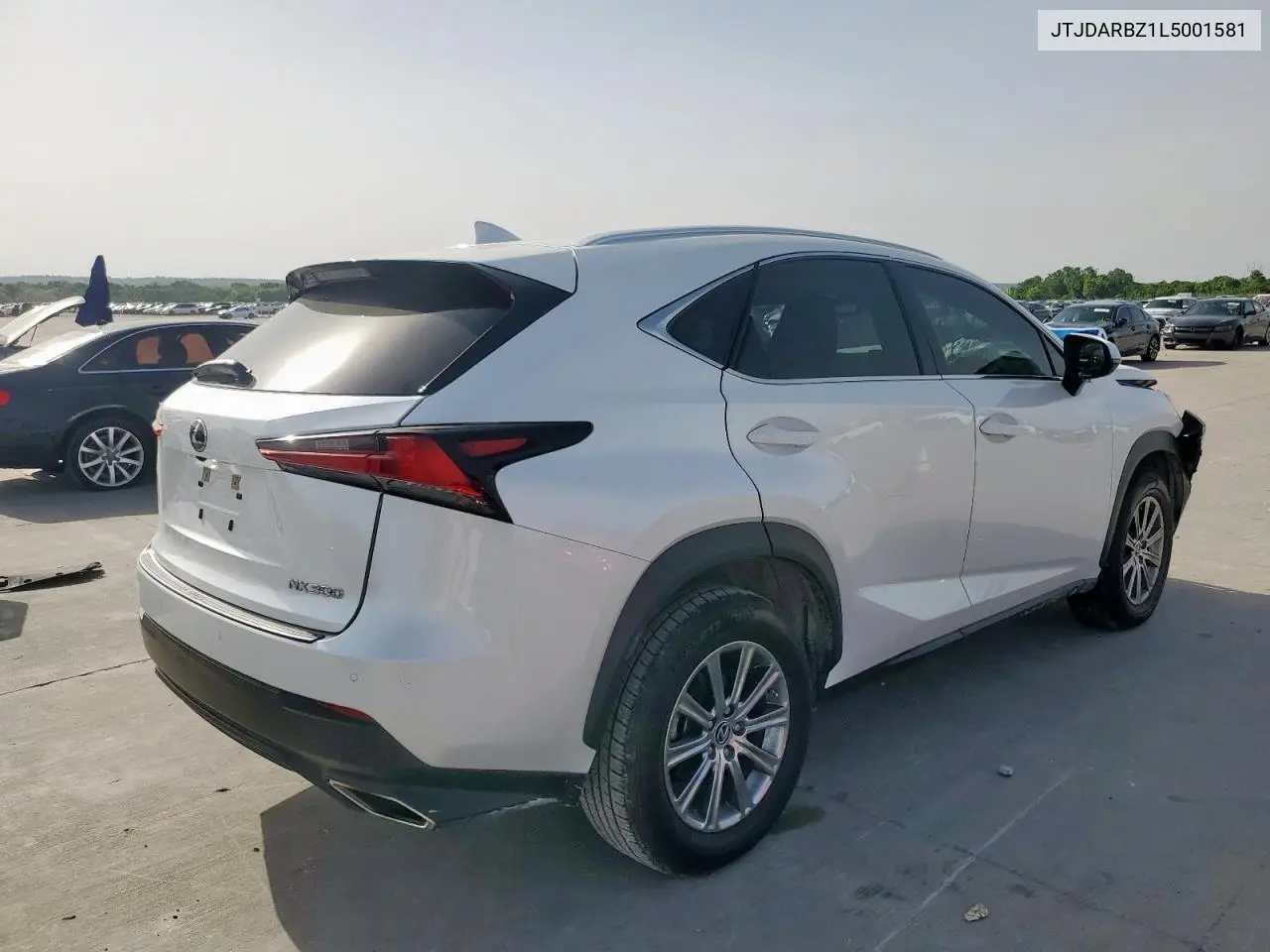 2020 Lexus Nx 300 VIN: JTJDARBZ1L5001581 Lot: 57134175