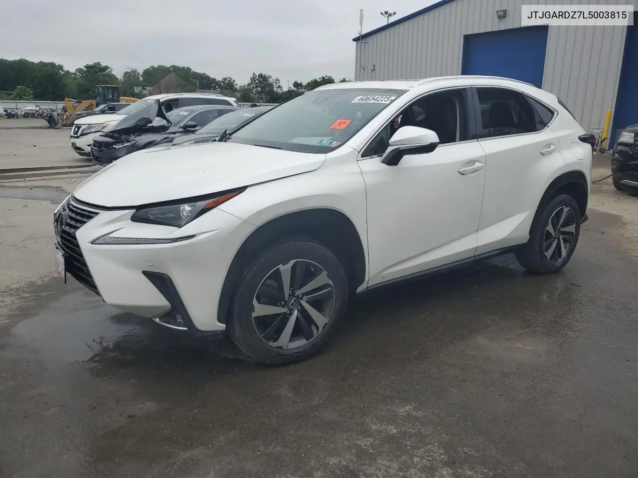 2020 Lexus Nx 300 VIN: JTJGARDZ7L5003815 Lot: 60654225