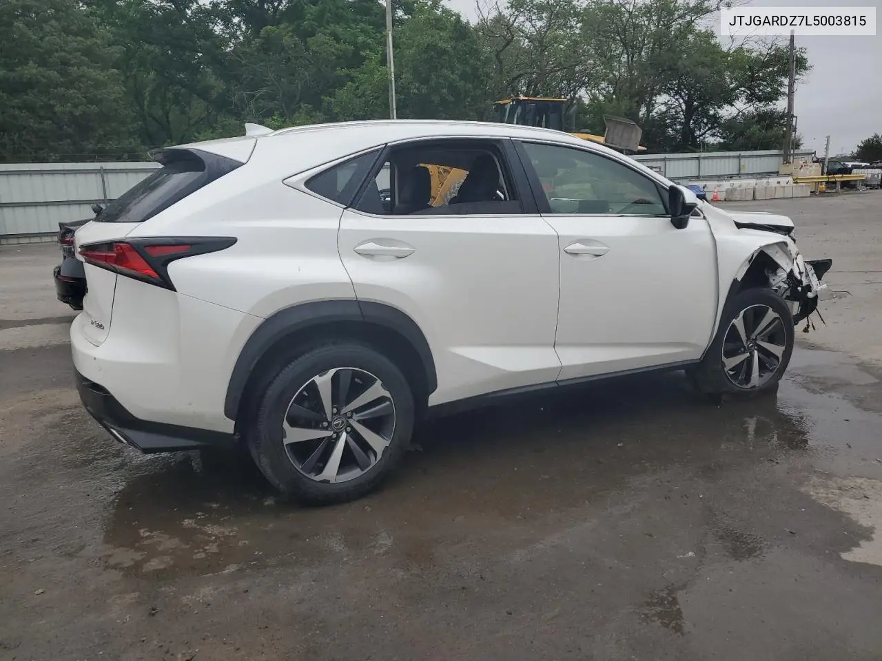 2020 Lexus Nx 300 VIN: JTJGARDZ7L5003815 Lot: 60654225