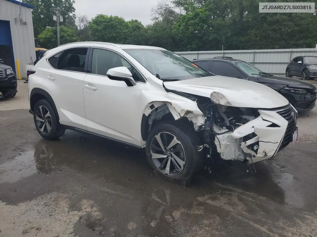 2020 Lexus Nx 300 VIN: JTJGARDZ7L5003815 Lot: 60654225
