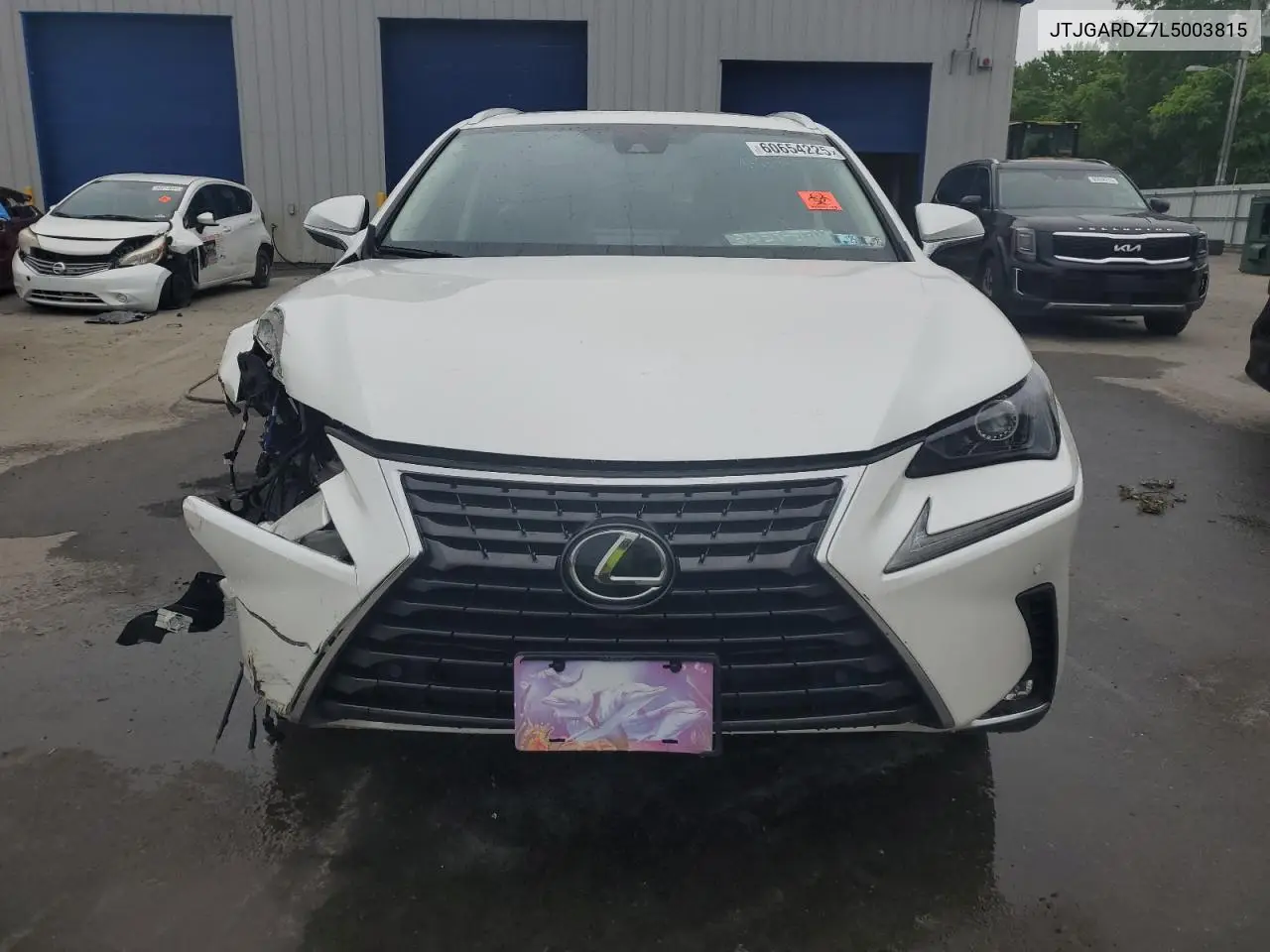 2020 Lexus Nx 300 VIN: JTJGARDZ7L5003815 Lot: 60654225