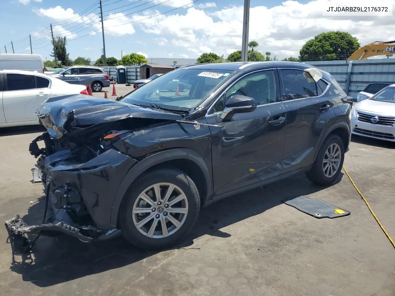 2020 Lexus Nx 300 VIN: JTJDARBZ9L2176372 Lot: 61297425