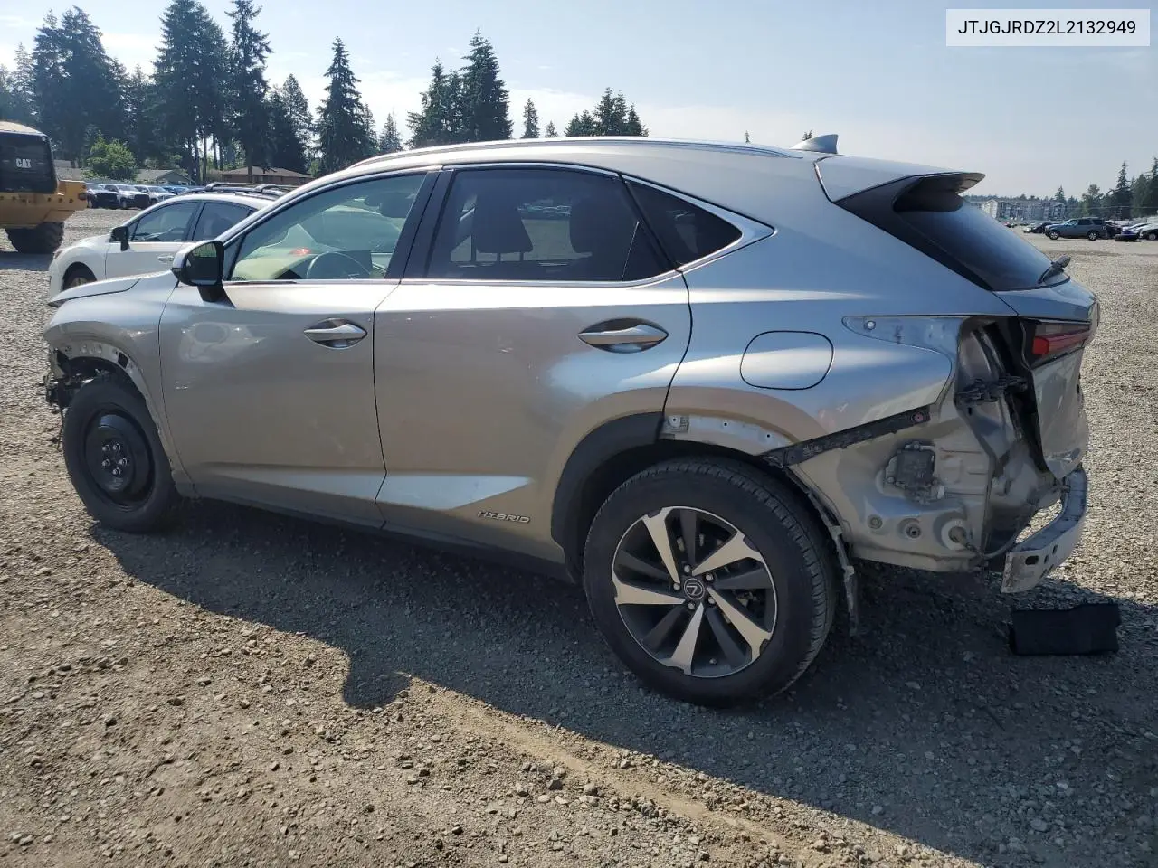 2020 Lexus Nx 300H VIN: JTJGJRDZ2L2132949 Lot: 61498925