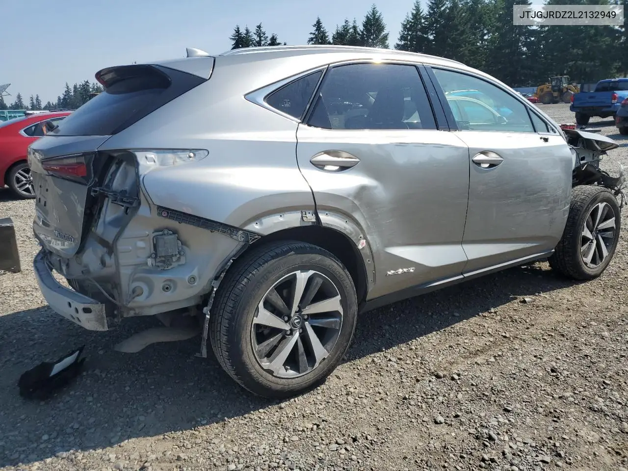 2020 Lexus Nx 300H VIN: JTJGJRDZ2L2132949 Lot: 61498925