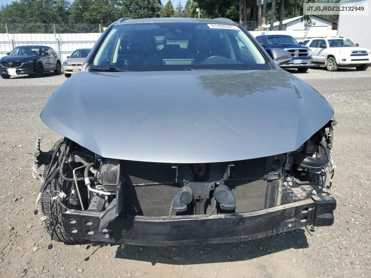 2020 Lexus Nx 300H VIN: JTJGJRDZ2L2132949 Lot: 61498925