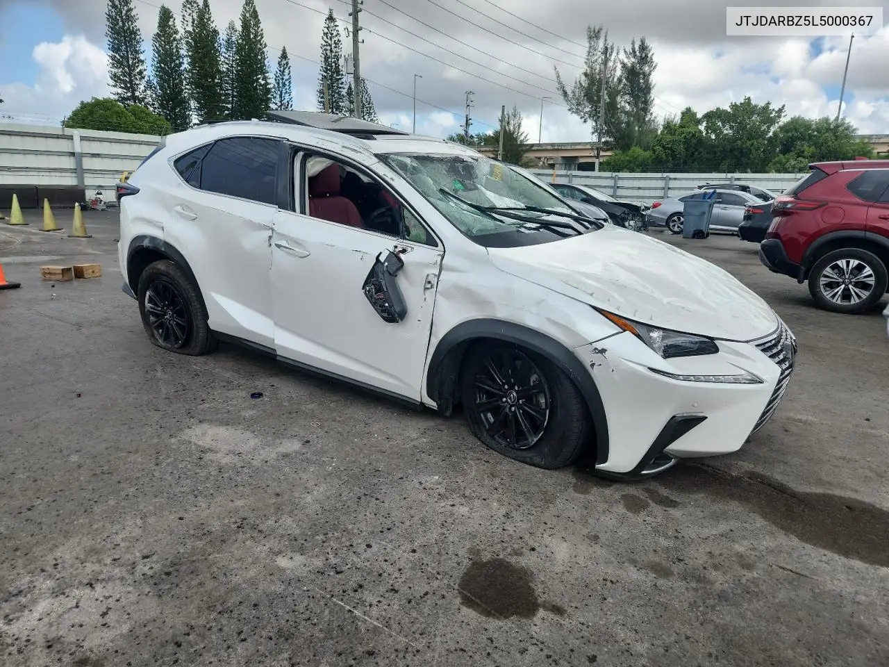2020 Lexus Nx 300 VIN: JTJDARBZ5L5000367 Lot: 61573165