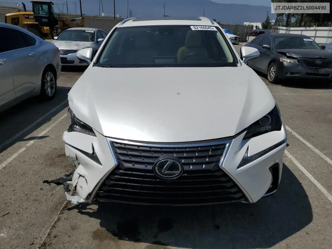 2020 Lexus Nx 300 VIN: JTJDARBZ2L5004490 Lot: 62166645