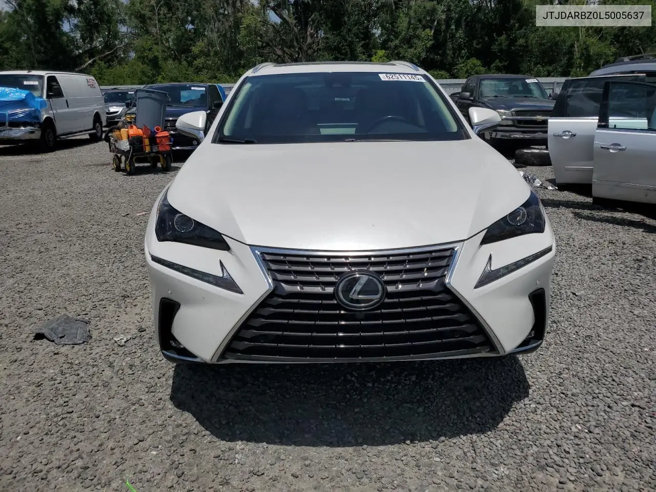 2020 Lexus Nx 300 VIN: JTJDARBZ0L5005637 Lot: 62511145