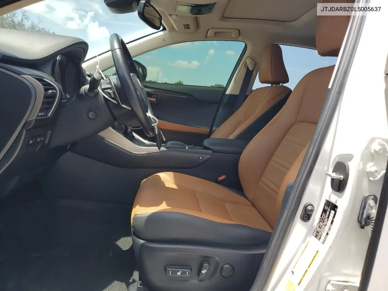 2020 Lexus Nx 300 VIN: JTJDARBZ0L5005637 Lot: 62511145