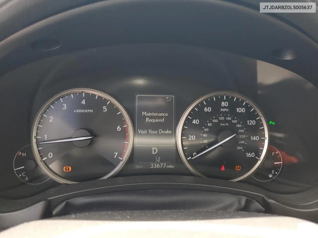 2020 Lexus Nx 300 VIN: JTJDARBZ0L5005637 Lot: 62511145