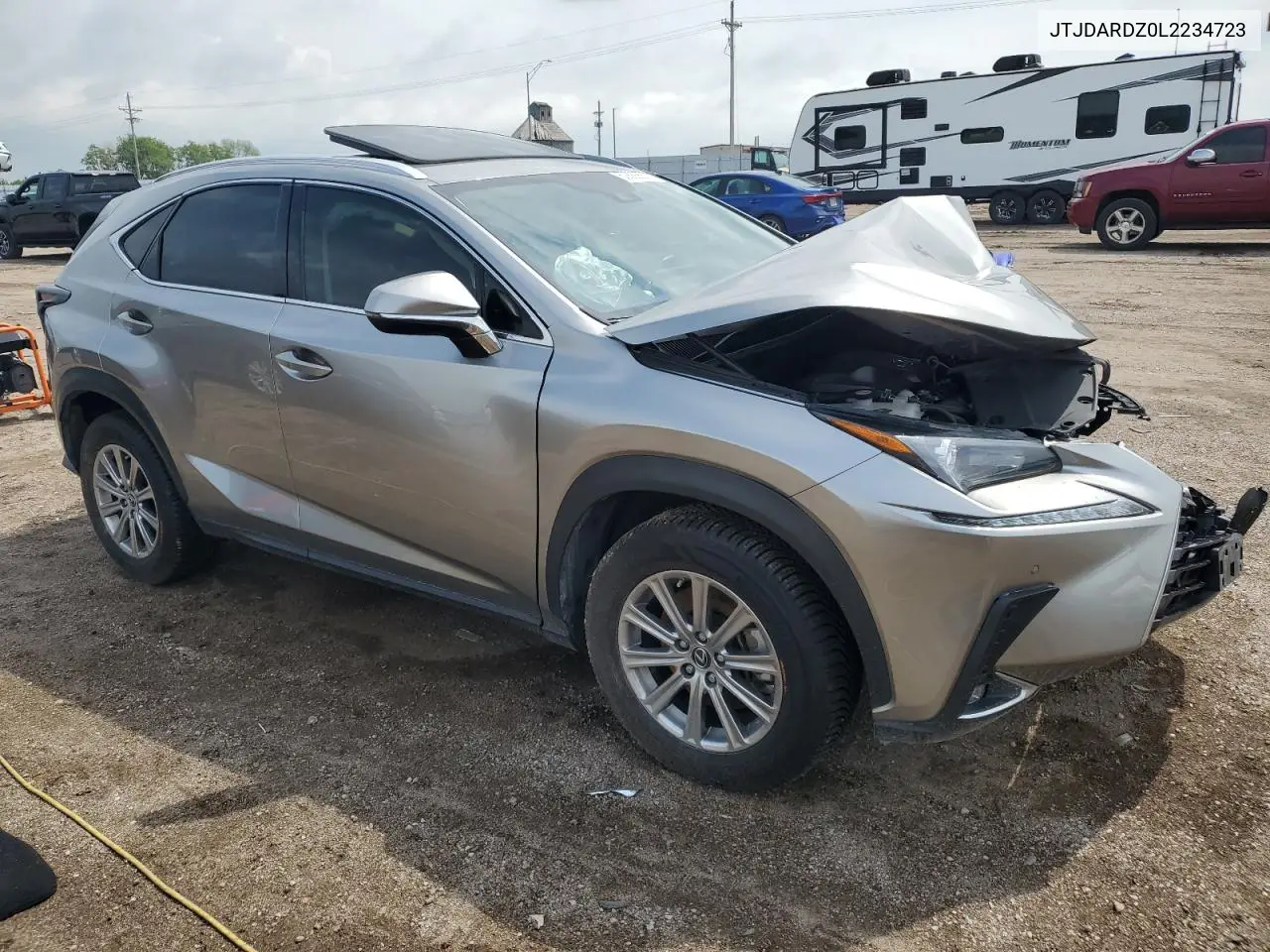 2020 Lexus Nx 300 VIN: JTJDARDZ0L2234723 Lot: 62888655