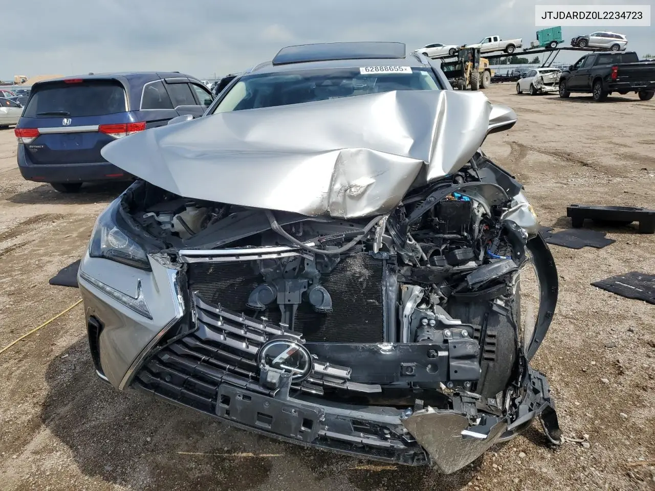 2020 Lexus Nx 300 VIN: JTJDARDZ0L2234723 Lot: 62888655