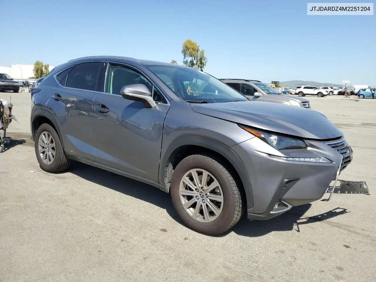 2021 Lexus Nx 300 Base VIN: JTJDARDZ4M2251204 Lot: 52990215
