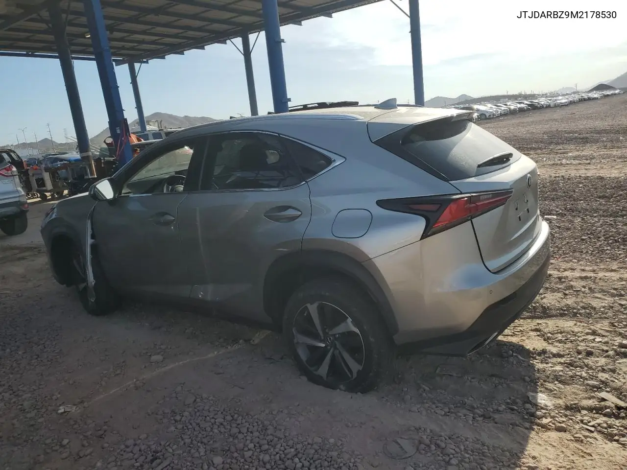 2021 Lexus Nx 300 Base VIN: JTJDARBZ9M2178530 Lot: 56492035