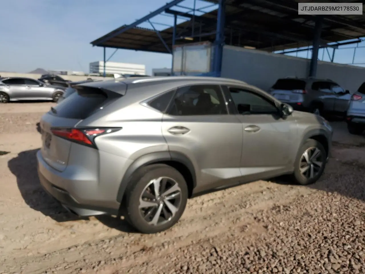 2021 Lexus Nx 300 Base VIN: JTJDARBZ9M2178530 Lot: 56492035
