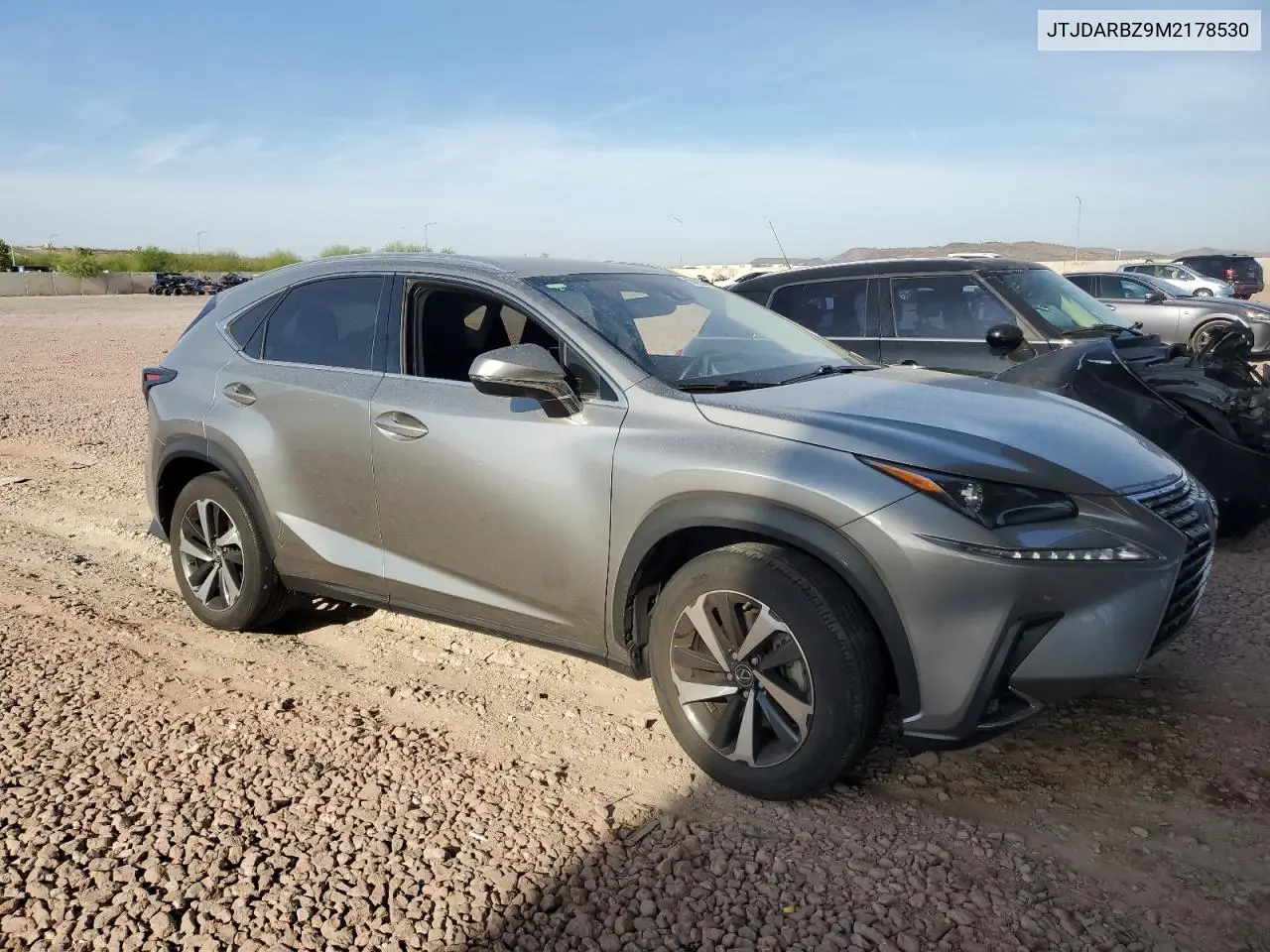 2021 Lexus Nx 300 Base VIN: JTJDARBZ9M2178530 Lot: 56492035