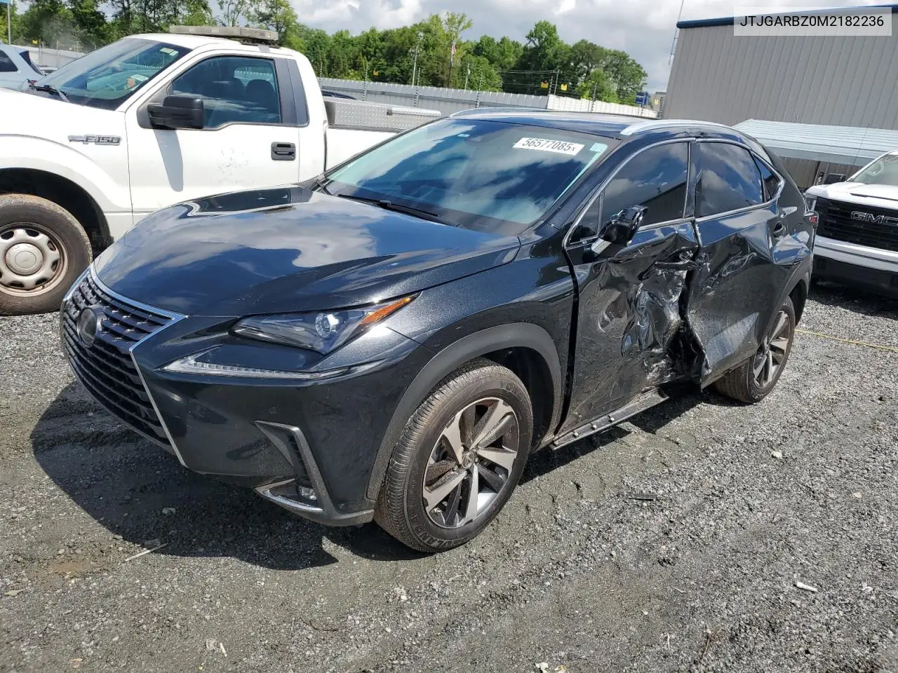 2021 Lexus Nx 300 Base VIN: JTJGARBZ0M2182236 Lot: 56577085