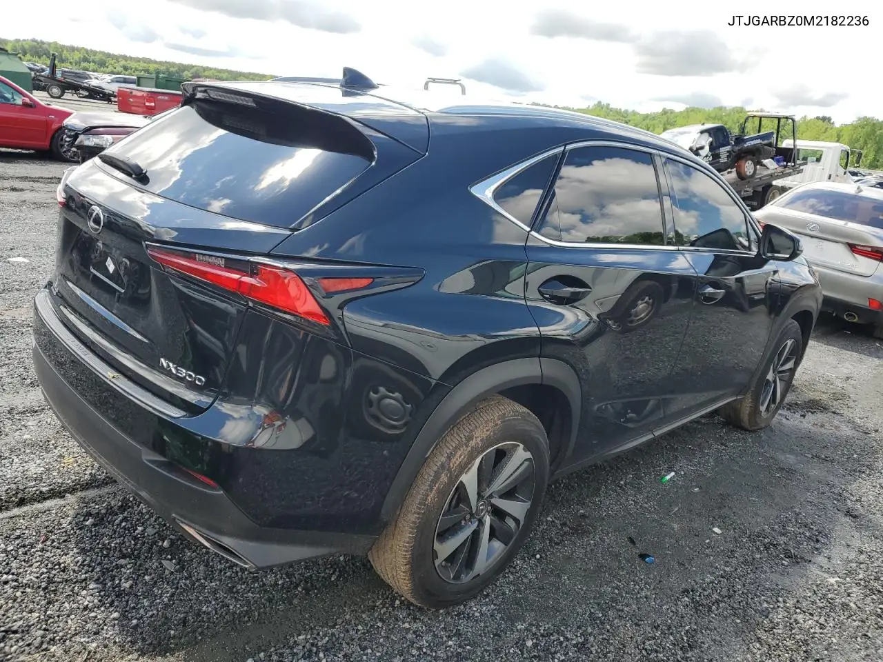 2021 Lexus Nx 300 Base VIN: JTJGARBZ0M2182236 Lot: 56577085