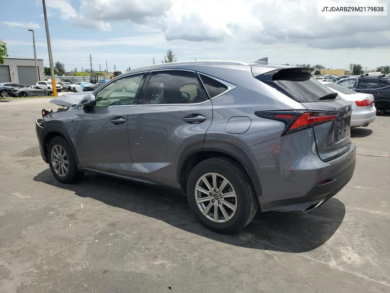 2021 Lexus Nx 300 Base VIN: JTJDARBZ9M2179838 Lot: 56742445
