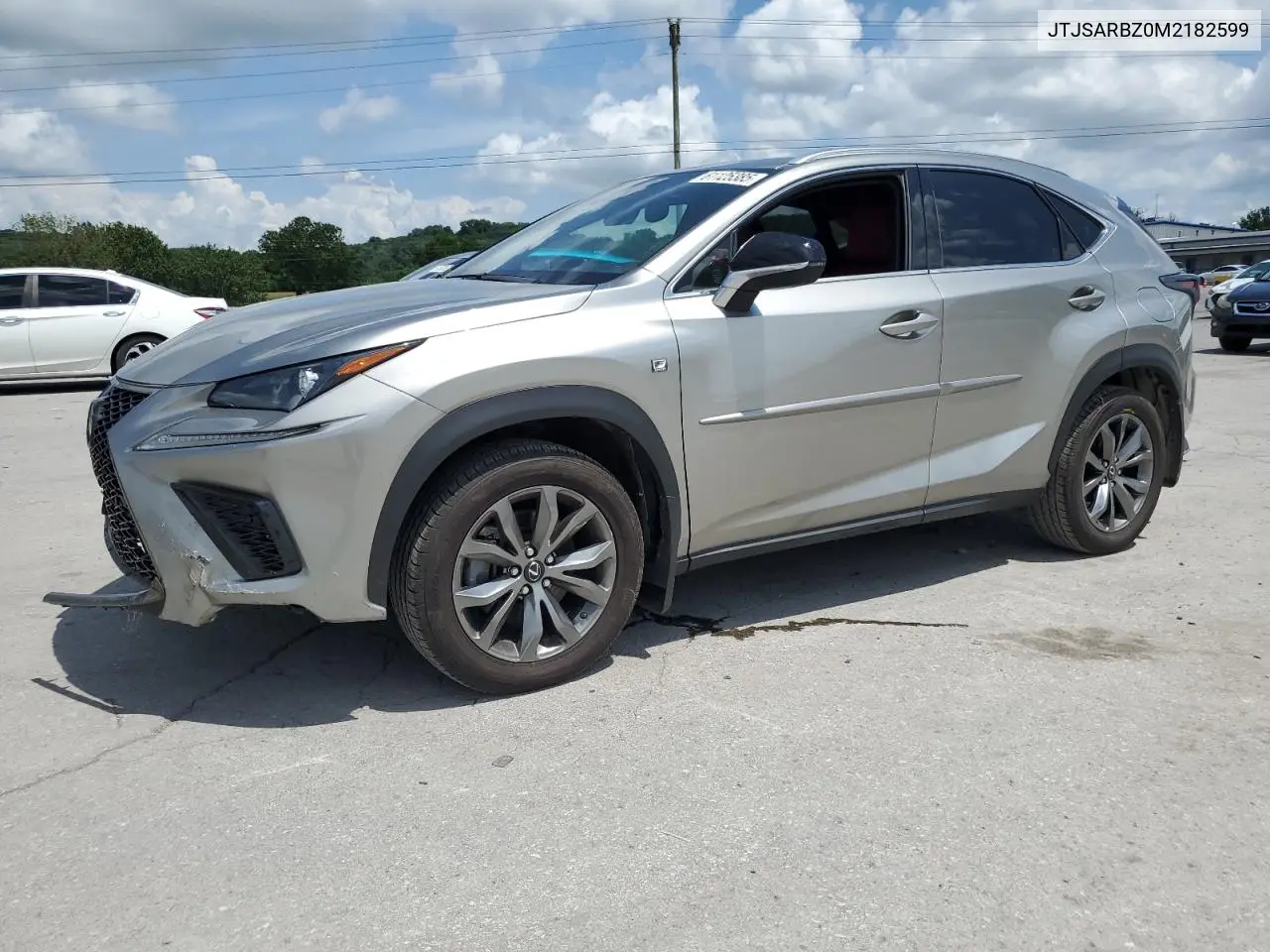 2021 Lexus Nx 300 Base VIN: JTJSARBZ0M2182599 Lot: 61125385