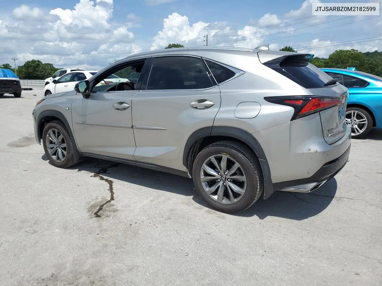 2021 Lexus Nx 300 Base VIN: JTJSARBZ0M2182599 Lot: 61125385