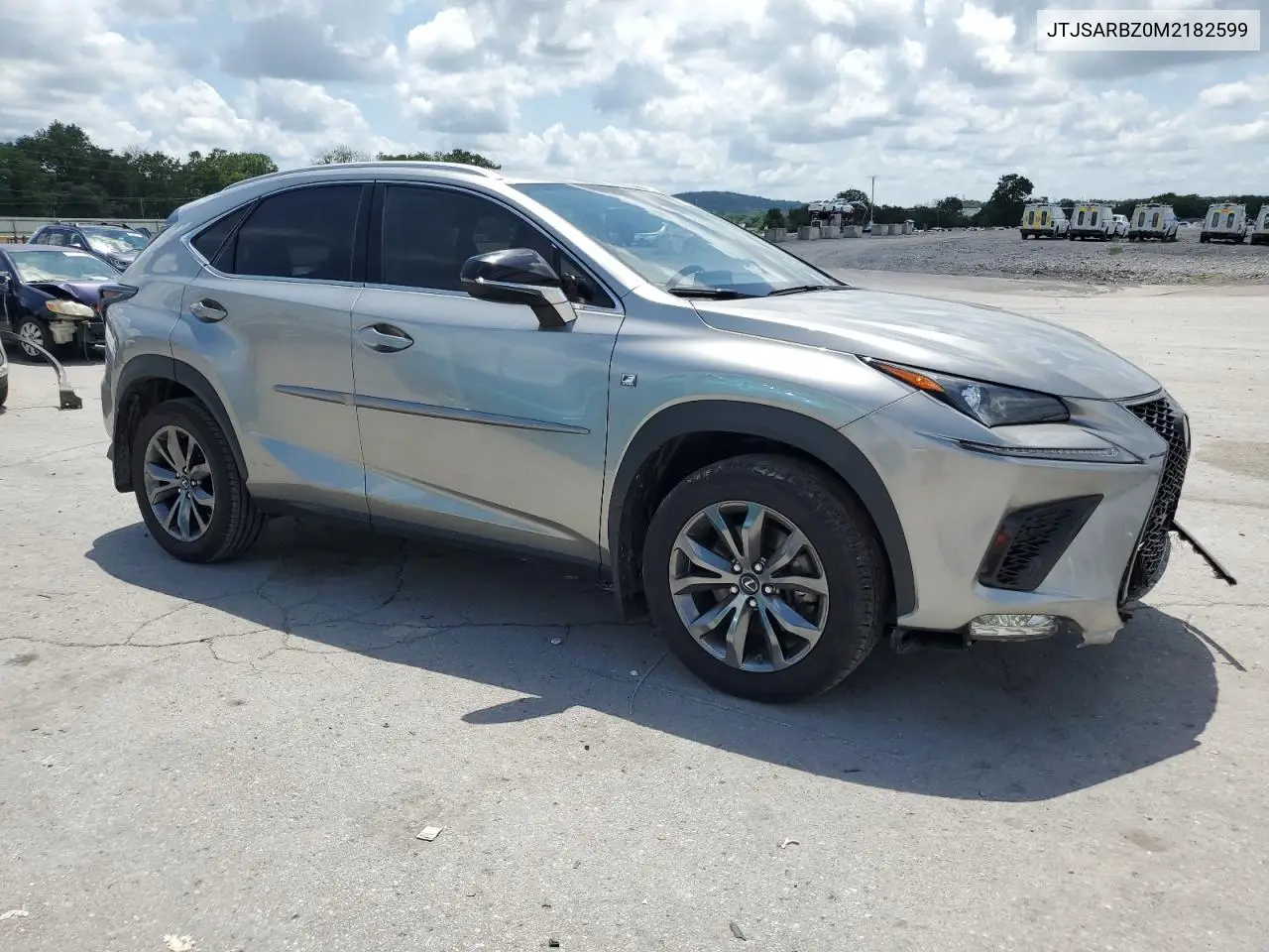 2021 Lexus Nx 300 Base VIN: JTJSARBZ0M2182599 Lot: 61125385