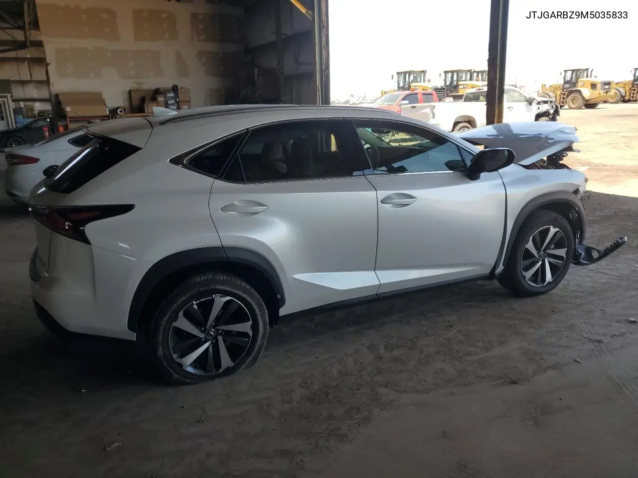 2021 Lexus Nx 300 Base VIN: JTJGARBZ9M5035833 Lot: 61602995