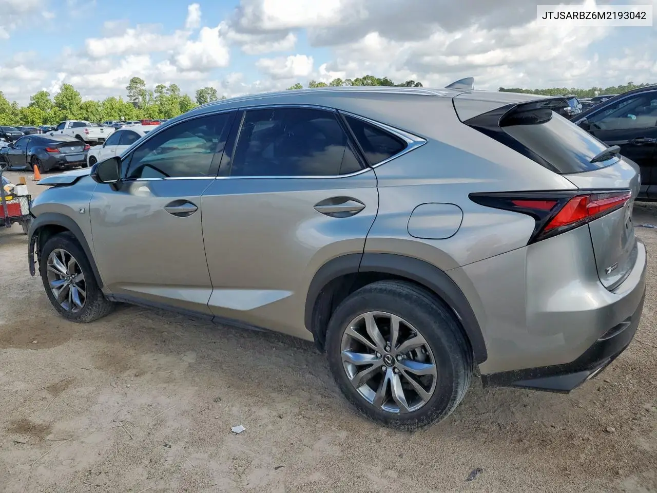 2021 Lexus Nx 300 Base VIN: JTJSARBZ6M2193042 Lot: 62263615
