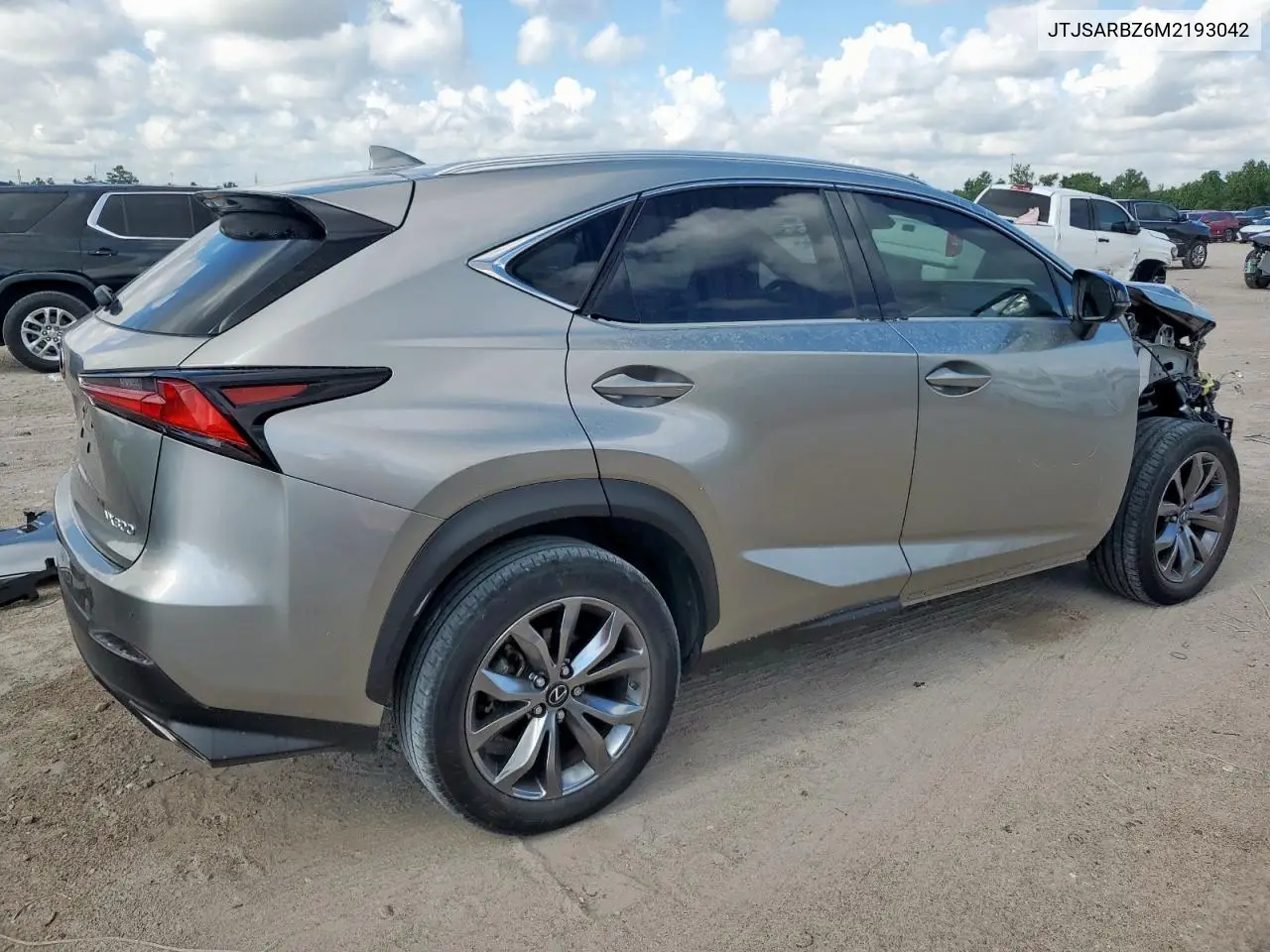 2021 Lexus Nx 300 Base VIN: JTJSARBZ6M2193042 Lot: 62263615