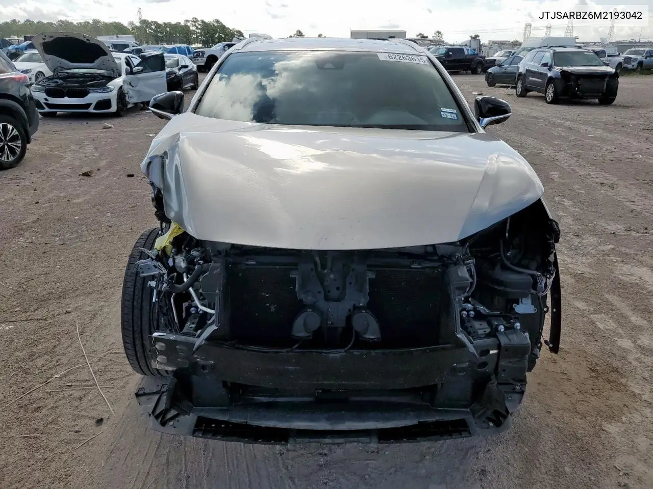 2021 Lexus Nx 300 Base VIN: JTJSARBZ6M2193042 Lot: 62263615