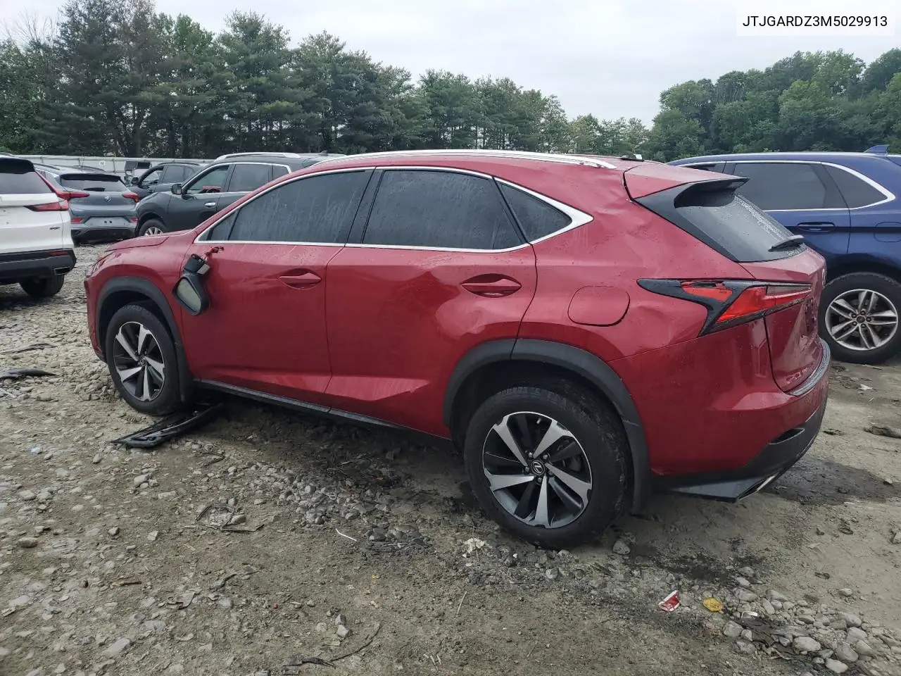 2021 Lexus Nx 300 Base VIN: JTJGARDZ3M5029913 Lot: 62499475