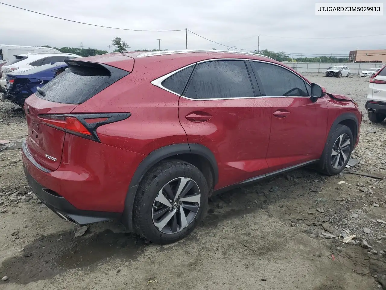 2021 Lexus Nx 300 Base VIN: JTJGARDZ3M5029913 Lot: 62499475