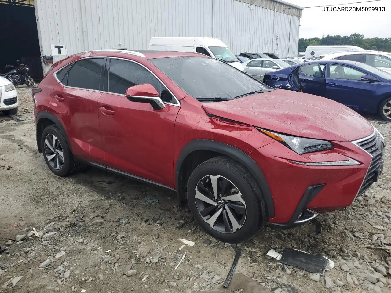 2021 Lexus Nx 300 Base VIN: JTJGARDZ3M5029913 Lot: 62499475
