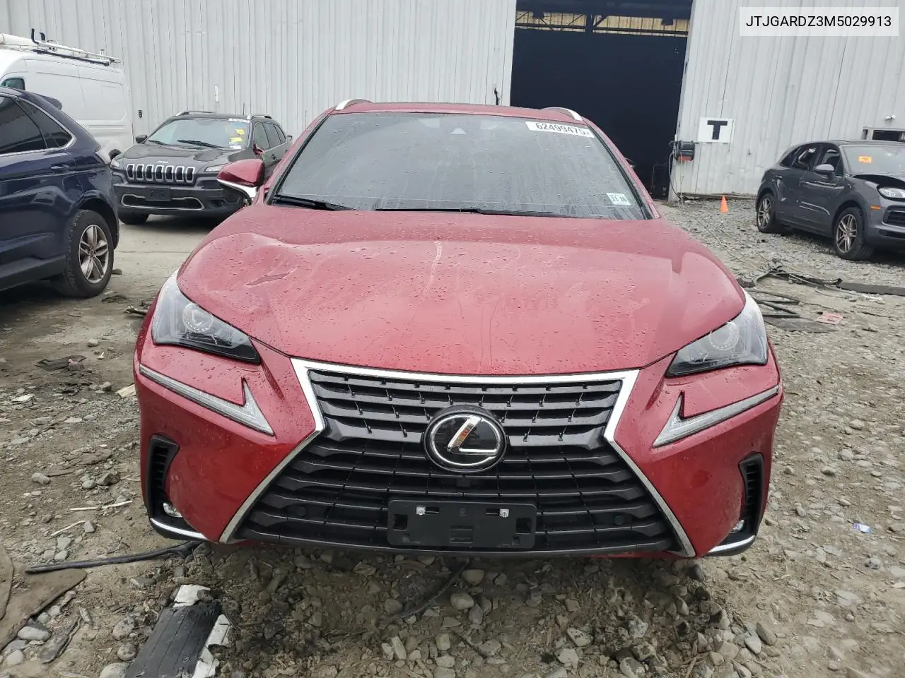 2021 Lexus Nx 300 Base VIN: JTJGARDZ3M5029913 Lot: 62499475