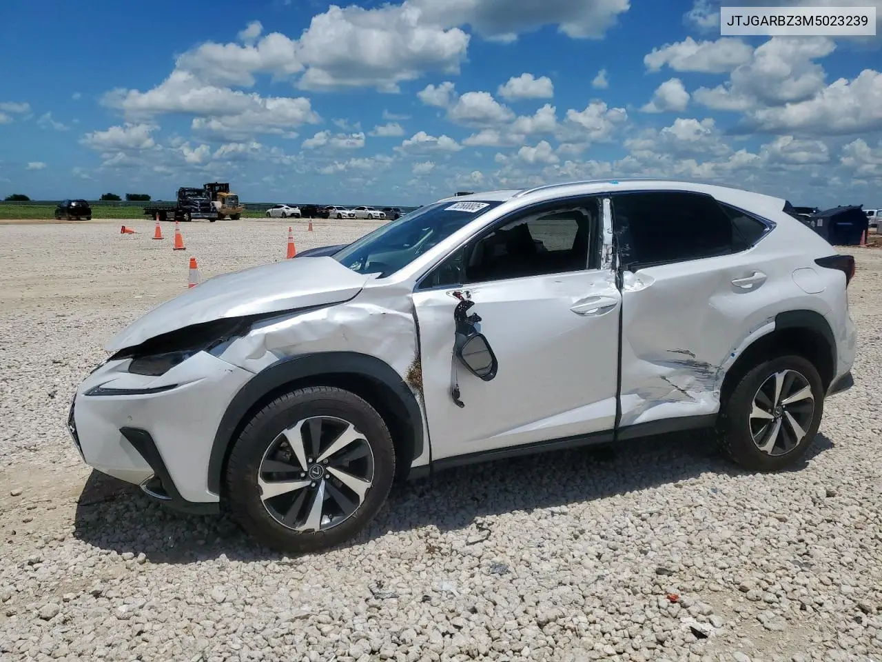 2021 Lexus Nx 300 Base VIN: JTJGARBZ3M5023239 Lot: 62688805