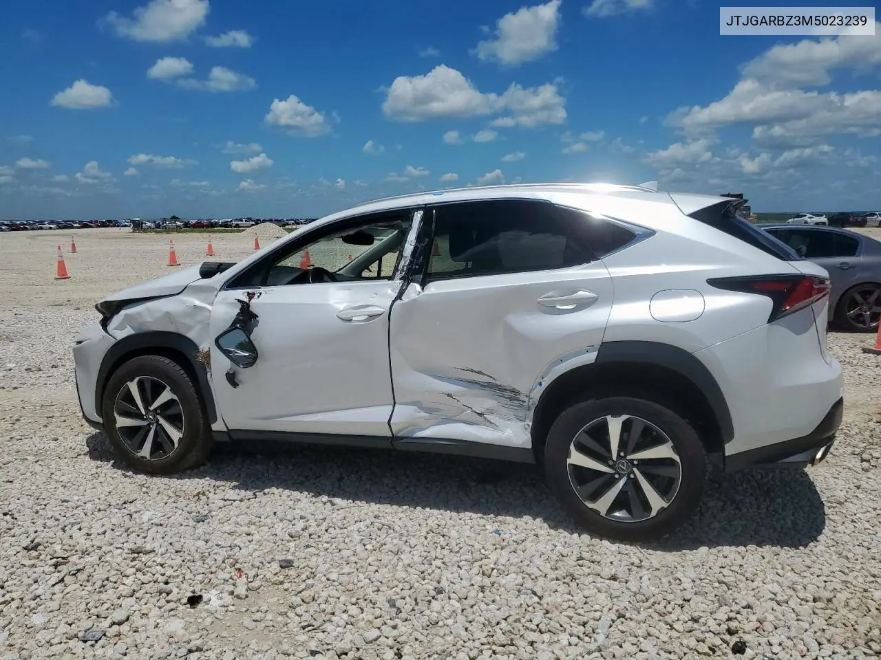 2021 Lexus Nx 300 Base VIN: JTJGARBZ3M5023239 Lot: 62688805
